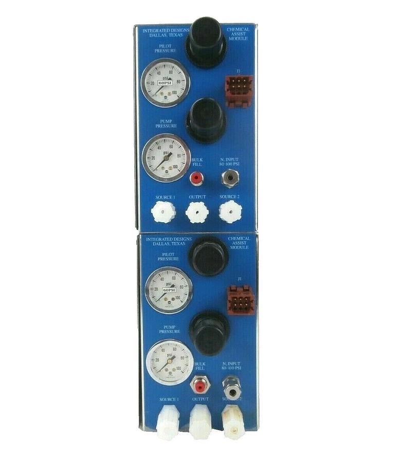 Used IDI Integrated Designs 2-102-037 Chemical Assist Module Stack CAM-E-2S Working