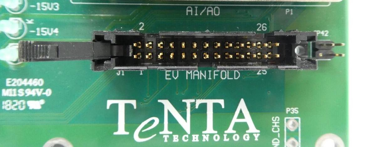 Used TeNTA Technology T002-00390 Common GP I/O Distribution PCB AMAT 0190-36715 Spare