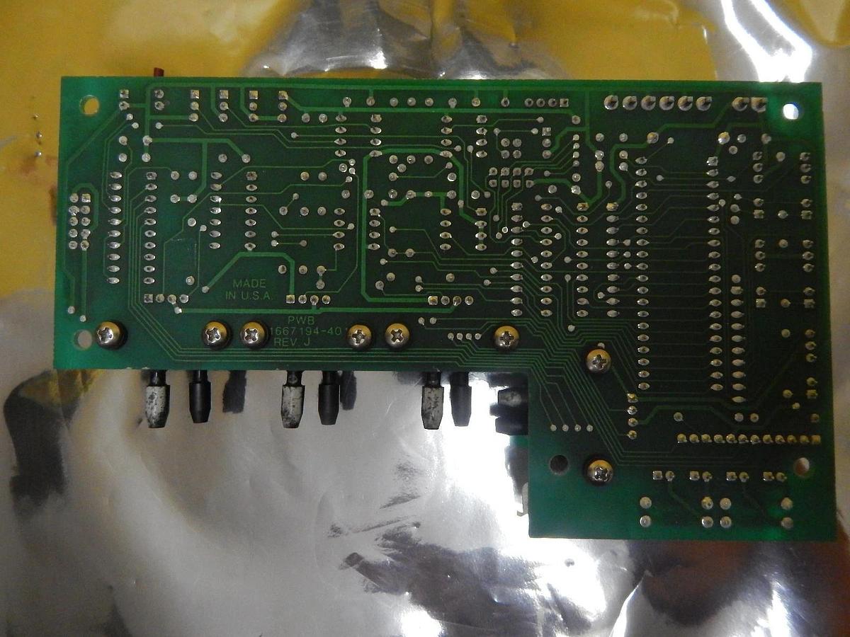 Used Delta Design 1667195-501 Quad Pressure Sensor Board PCB 1667195-501 Used Working