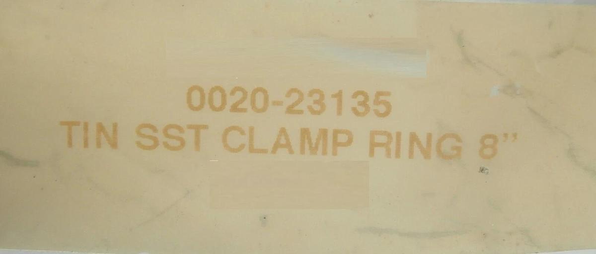 Refurbished AMAT Applied Materials 0020-23135 SNNF TIN SST 8" Clamp Ring Refurbished