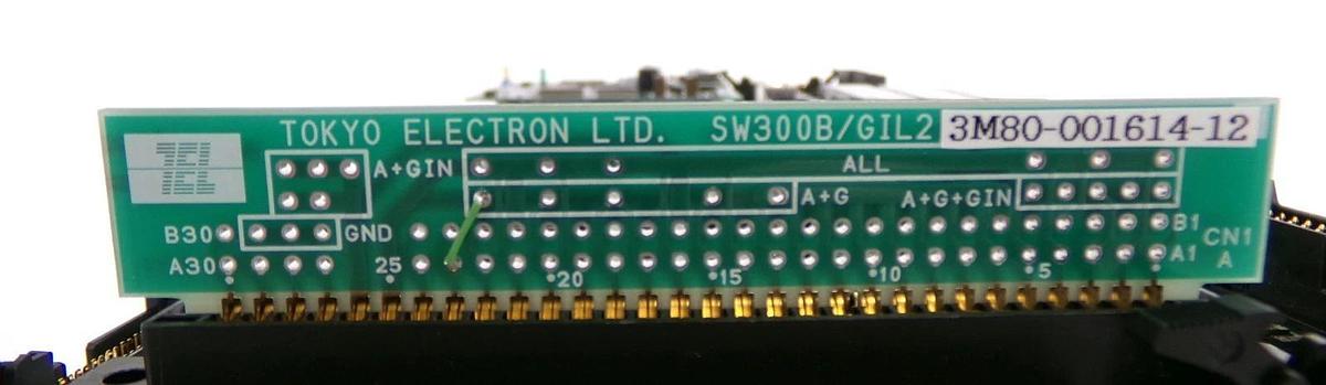 Used TEL Tokyo Electron 3M80-001585-15 Processor PCB SW300B/GAS4 SW300B/AI02 Working
