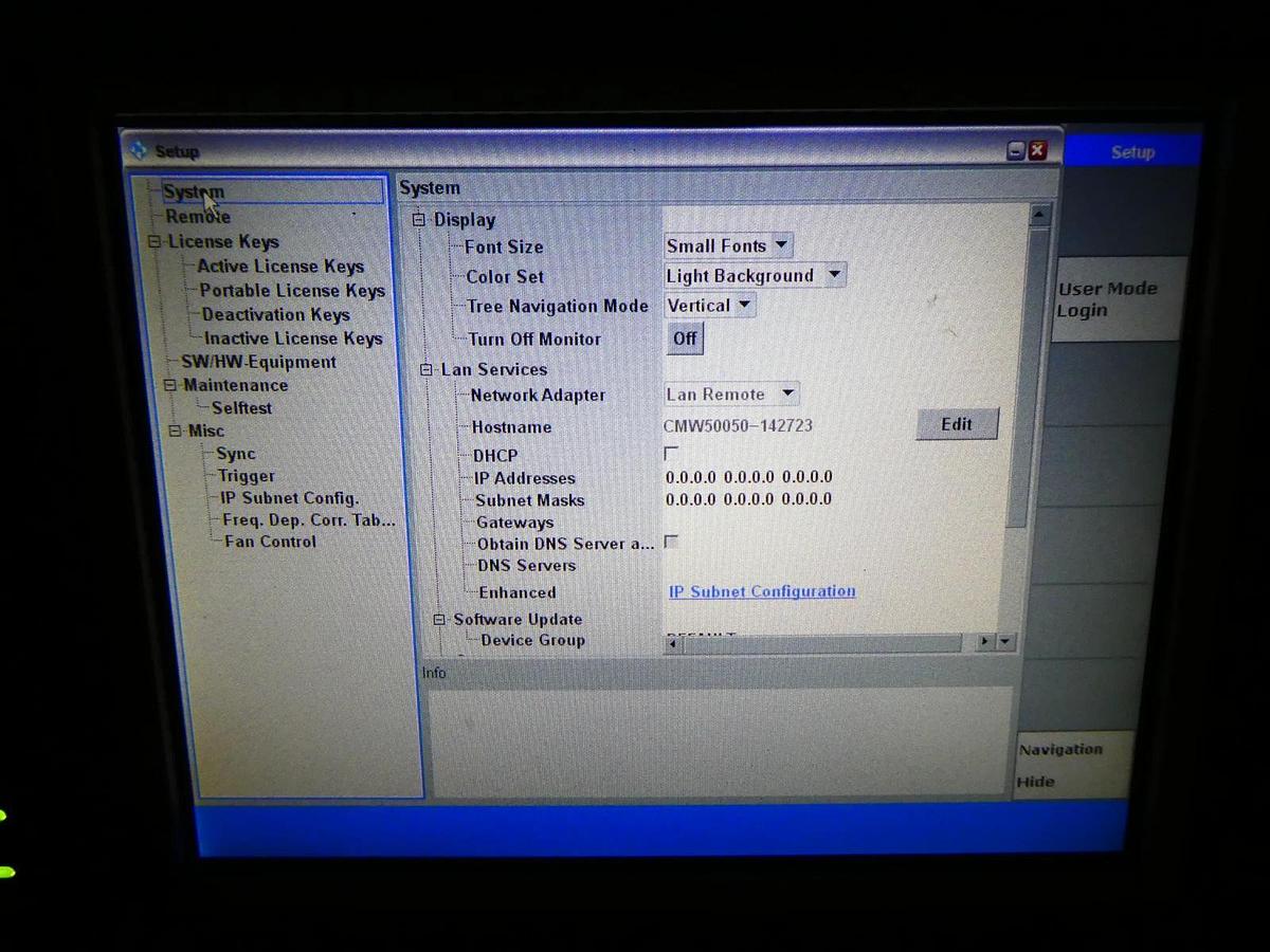 Used Rohde & Schwarz 1201.0002K50 Wideband Radio Comm Tester CMW 500 V 3.5.131