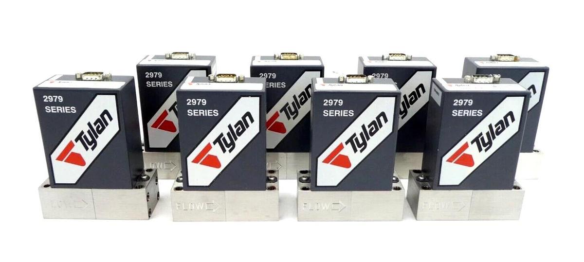 Used Tylan FC-2979MEP5 Mass Flow Controller MFC 200 SCCM SF6 Reseller Lot of 8 Spare