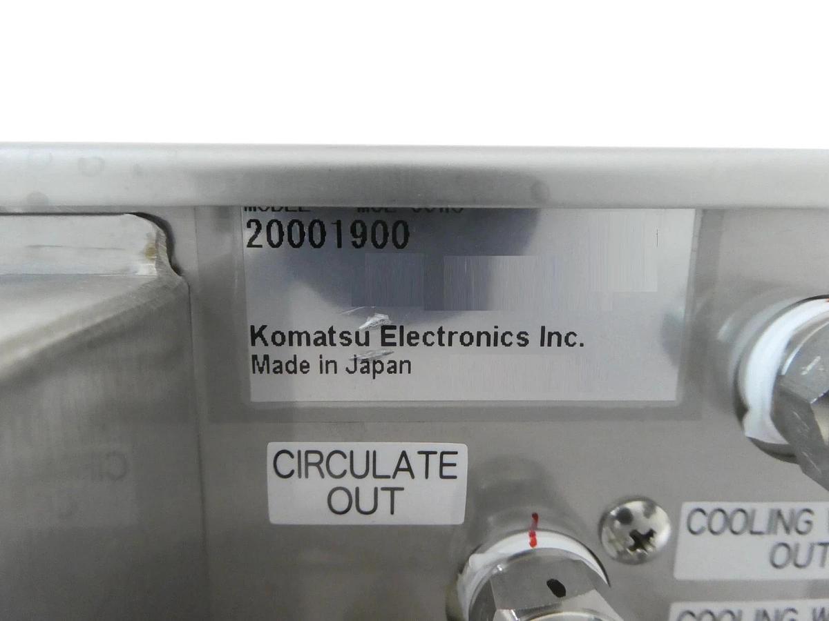 Used Komatsu Electronics 20001900 Circulator Pump MCE-83WS TEL 300mm Lithius Working