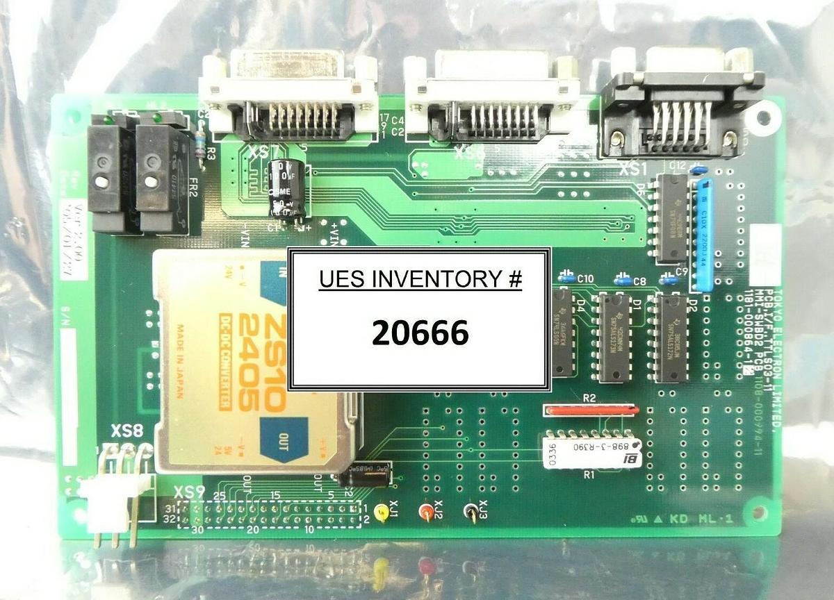 TEL Tokyo Electron 1181-000864-12 MMI Interface Board PCB MMI-SWBD2 New Surplus
