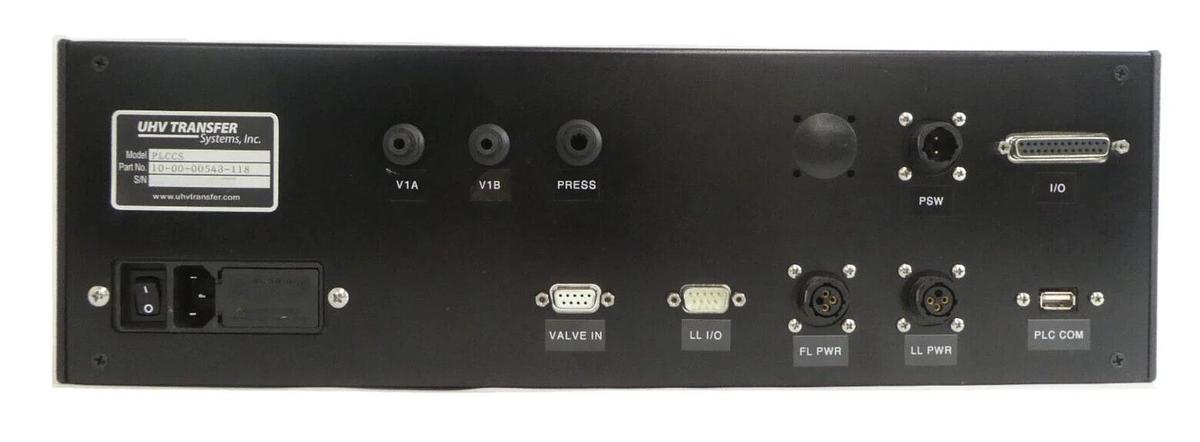 Used UHV Transfer Systems 10-00-00548-118 Vacuum Controller PLCCS Working Surplus