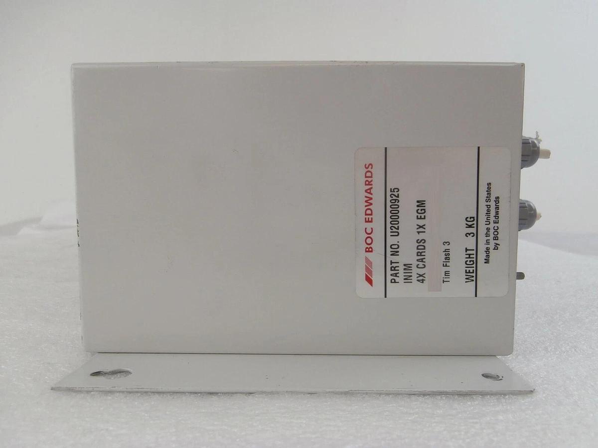 Used Edwards U20000925 iNIM Network Interface iNIM 4x Cards 1X EGM D37310100 Working