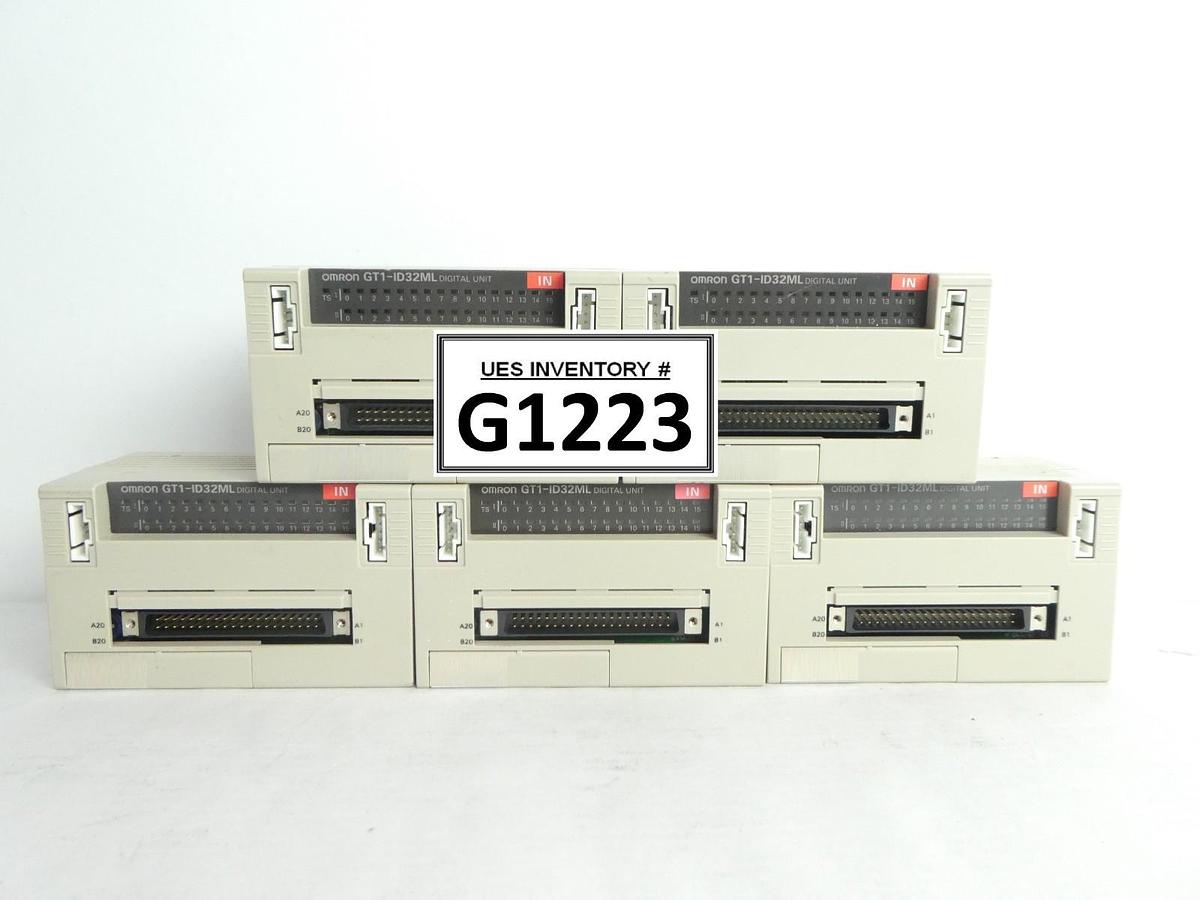 Used Omron GT1-ID32ML Digital Unit Reseller Lot of 5 Used Working