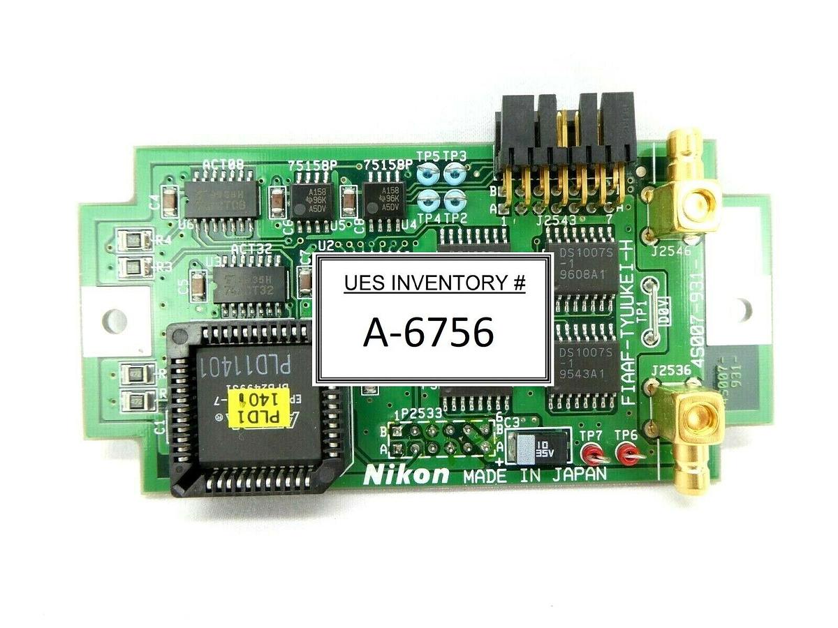 Used Nikon 4S007-931 Interface Board PCB FIAAF-TYUUKEI-H NSR System Working