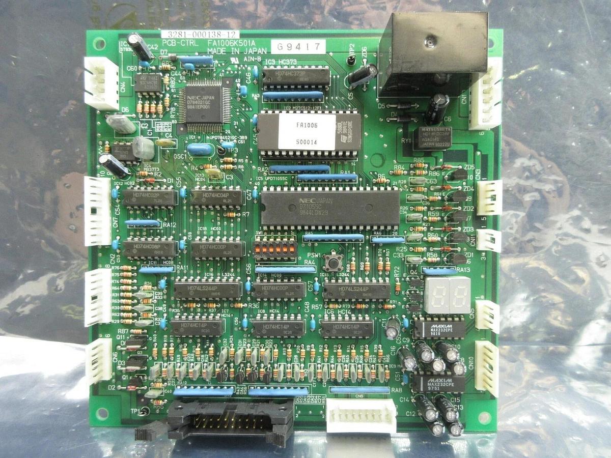 Used TEL Tokyo Electron 3281-000138-12 Control Board PCB FA1006K501A P-8 Used Working