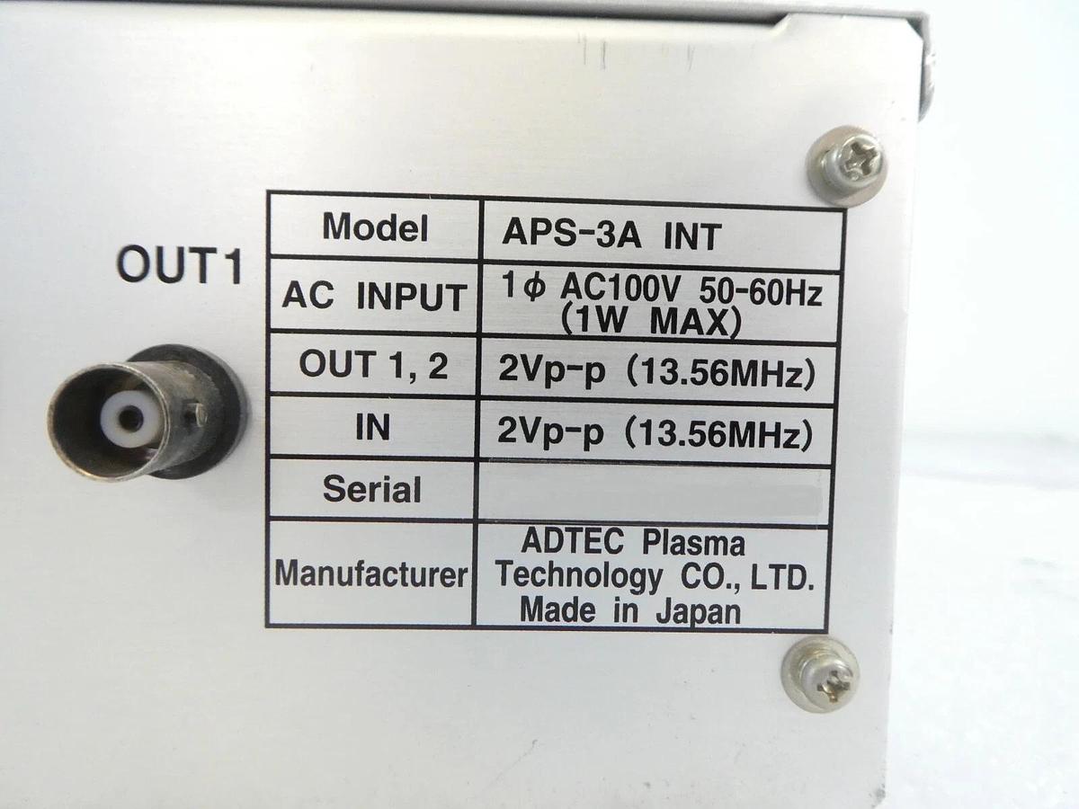 Used ADTEC Plasma Technology APS-3A Phase-Shifter Module Spare Working