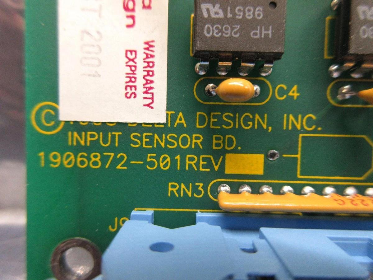 Used Delta Design 1906872-501 Input Sensor Board PCB Summit ATC Thermal Control Used