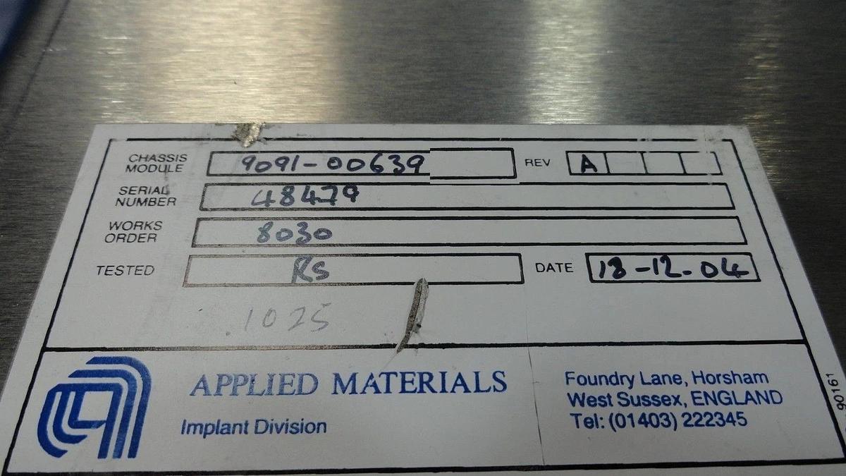 Used AMAT Applied Materials 9091-00639 ESC Chuck DC Power Supply PX32J Working