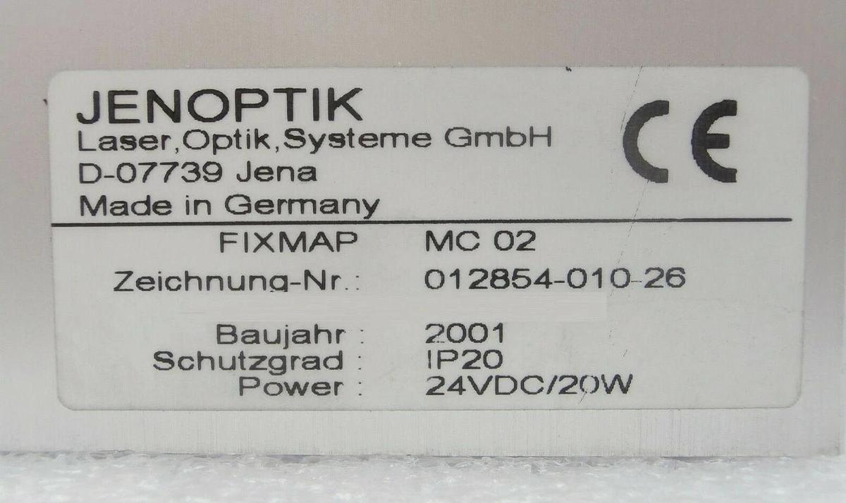 Used Jenoptik 12854-010-26 Mapper Interface Module FIXMAP MC02 with Cable Set Working