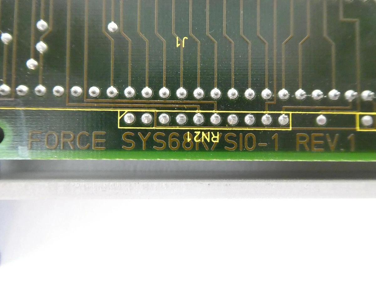Used Force Computers 310000 VMEBus PCB Card SYS68K/SIO-1 Varian 108998001 Working
