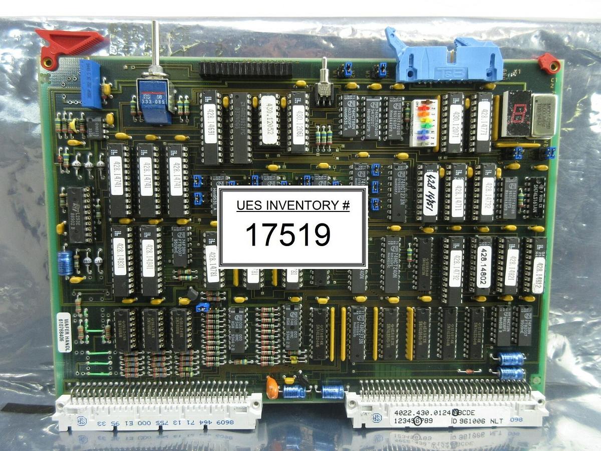 Used ASML 4022.430.0124 Wafer Handler Control PCB Card PAS 5000/2500 Used Working