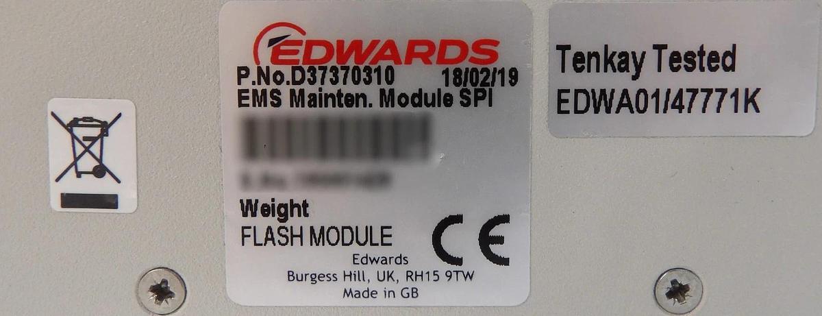Edwards D37370310 EMS Maintenance Module Lot of 2 New