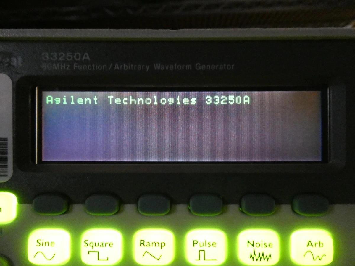 Used Agilent Technologies 33250A 80MHz Function/Arbitrary Waveform Generator Spare