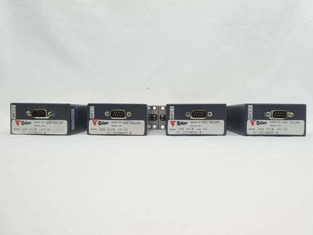 Used Tylan Millipore FC-2979MEP5-M Mass Flow Controller MFC 500 SCCM CO Lot of 12