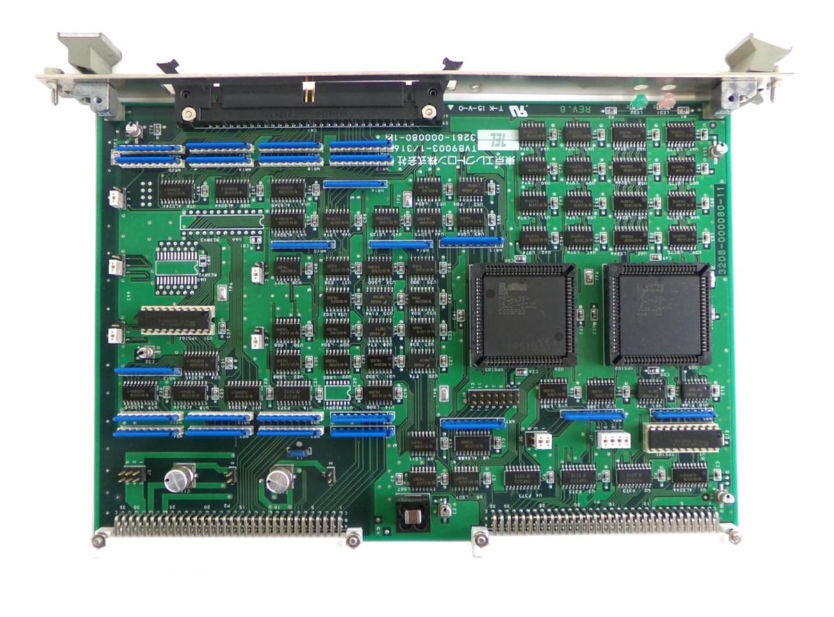 Used TEL Tokyo Electron 3281-000080-12 Processor VME PCB Card TVB9003-1/316 Working