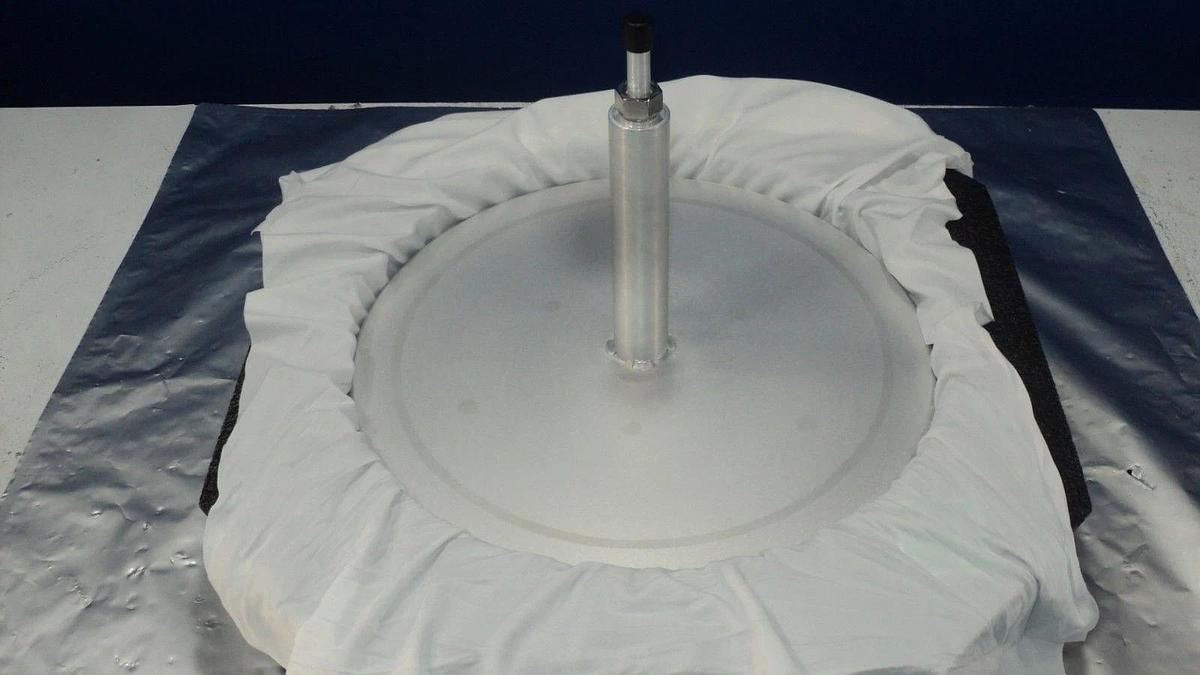 Used Novellus Systems 16-383780-00 C3 Showerhead Revision D Small Dent Used Working