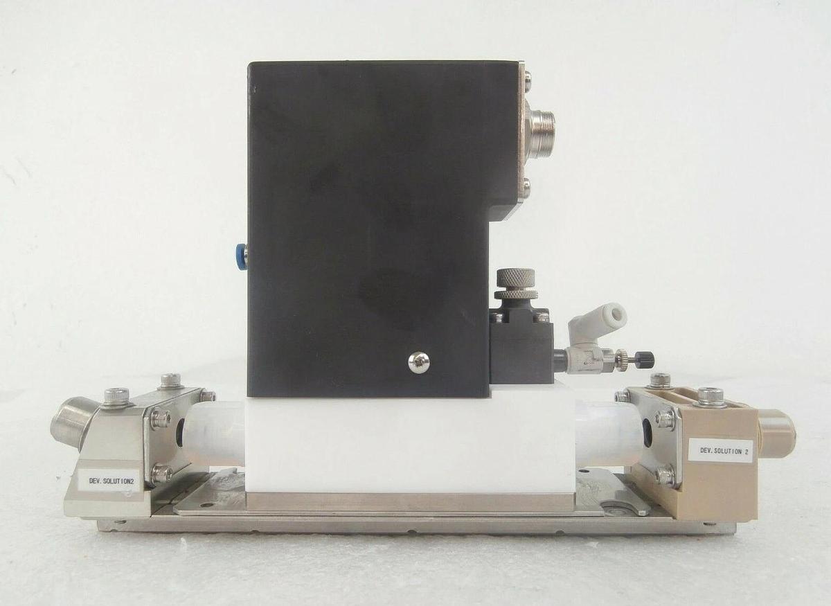 Used TEL Tokyo Electron 5087-400487-15 Valve Assembly DEV.SOLUTION2 Lithius Working