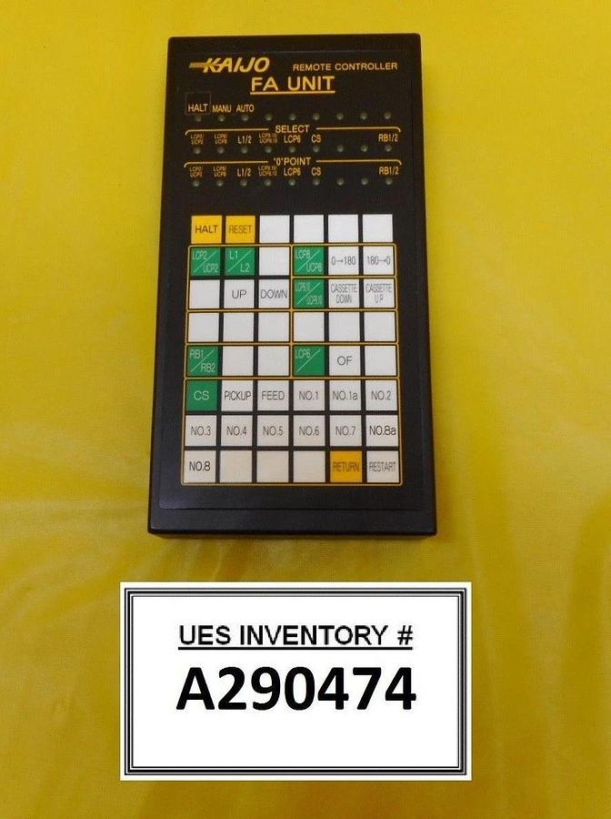 Used Kaijo Sonic FA Unit Wafer Cassette Remote Controller Used Working
