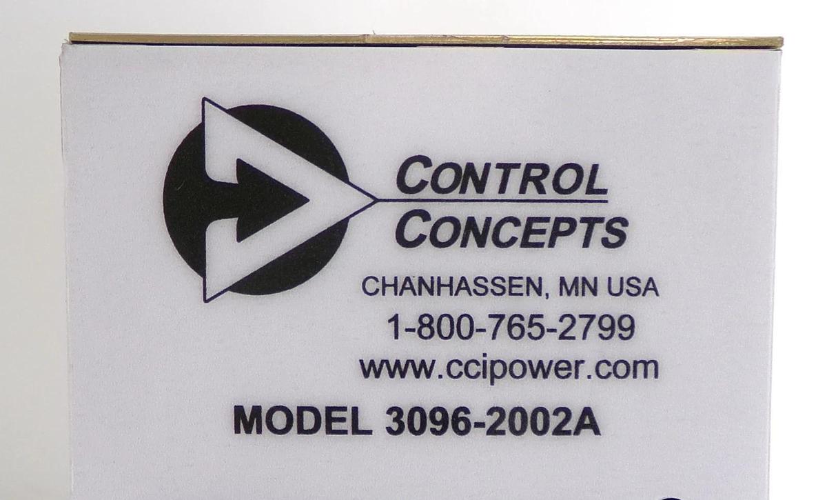 Used Control Concepts 3096-2002A SCR Power Controller AMAT 0190-43083 Working