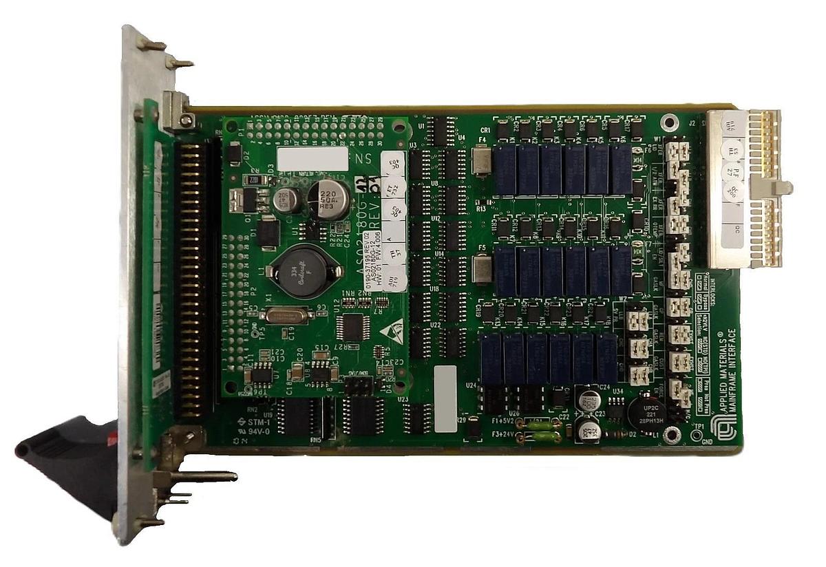 Used AMAT Applied Materials 0090-01810 Mainframe Interface PCB Card AS00629-02 Spare