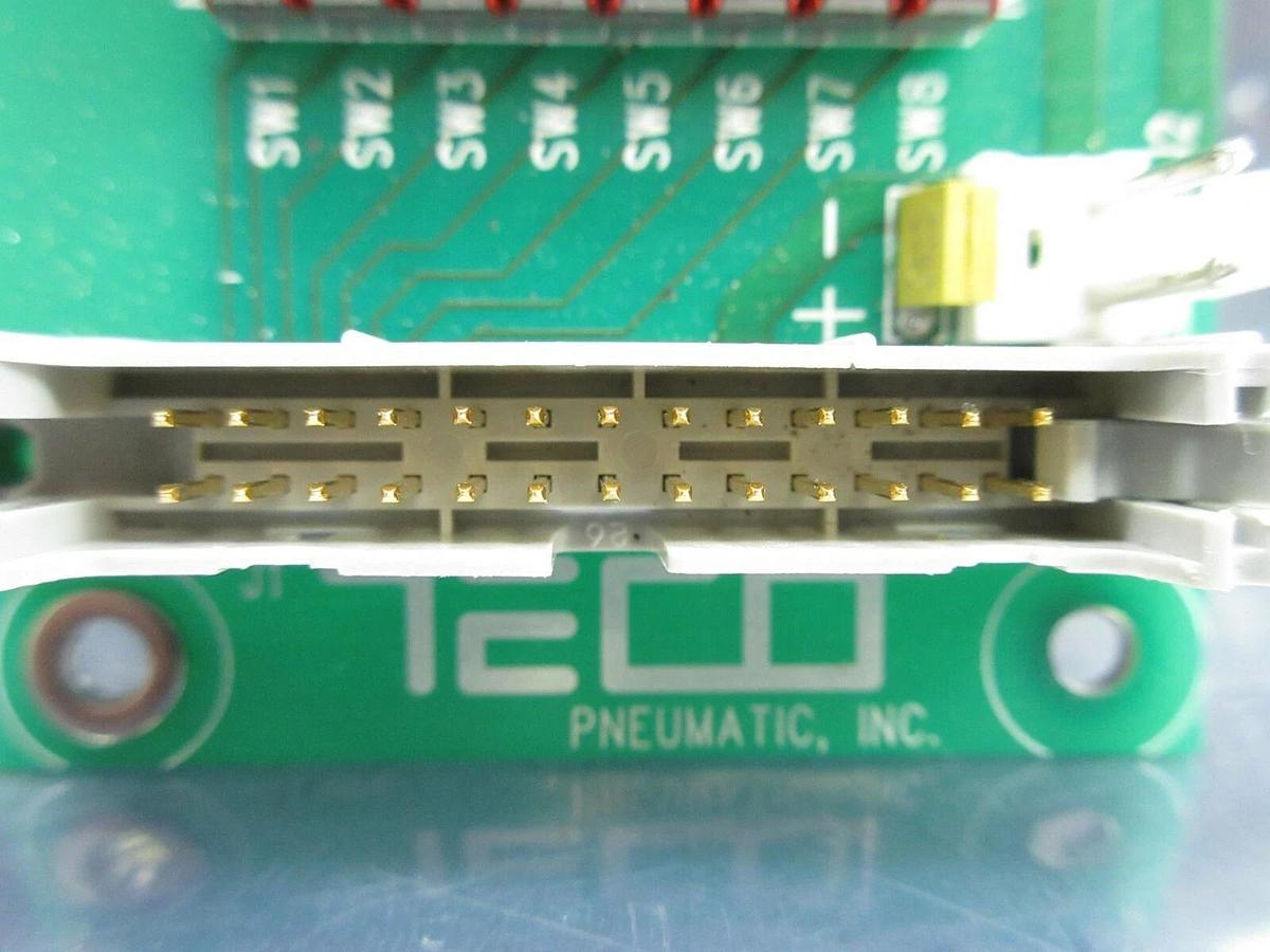 Used TECO Pneumatic DES375-010-8 1-Port Pneumatic Manifold Board PCB HA010E1 Working
