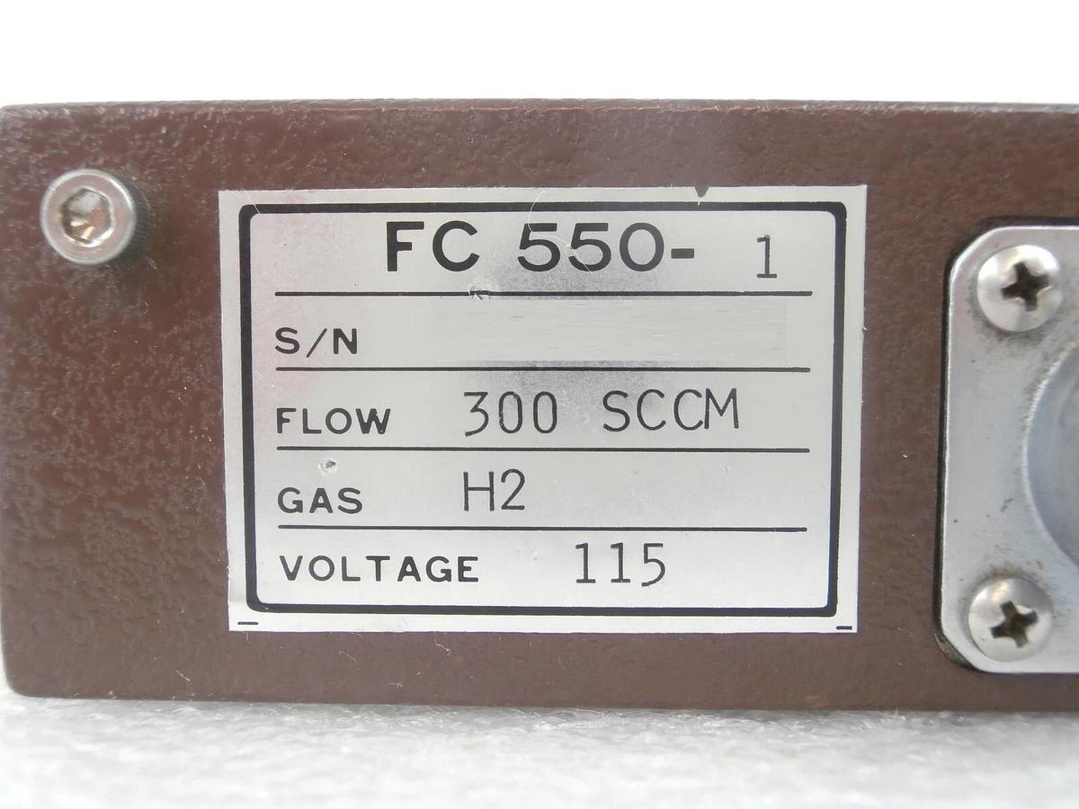 Used Tylan FC 550-1 Mass Flow Controller MFC 300 SCCM H2 FC Series Refurbished