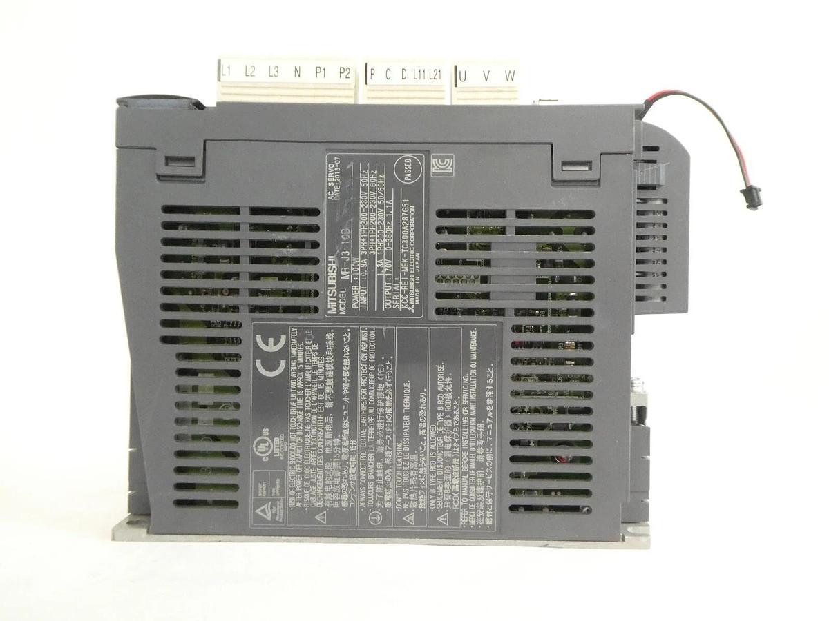 Used Mitsubishi MR-J3-10B MR-J3-40B Servo Drive MELSERVO Lot of 4 Working