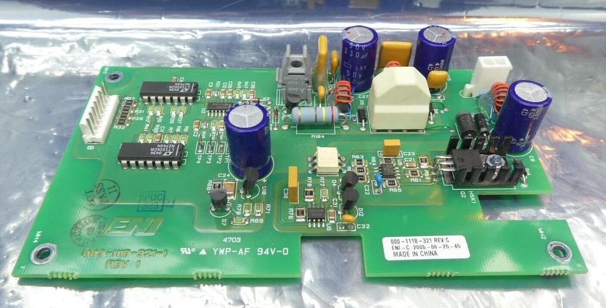Used ENI Power Systems 000-1118-321 RF Generator PCB 003-1118-321-1 Working Surplus