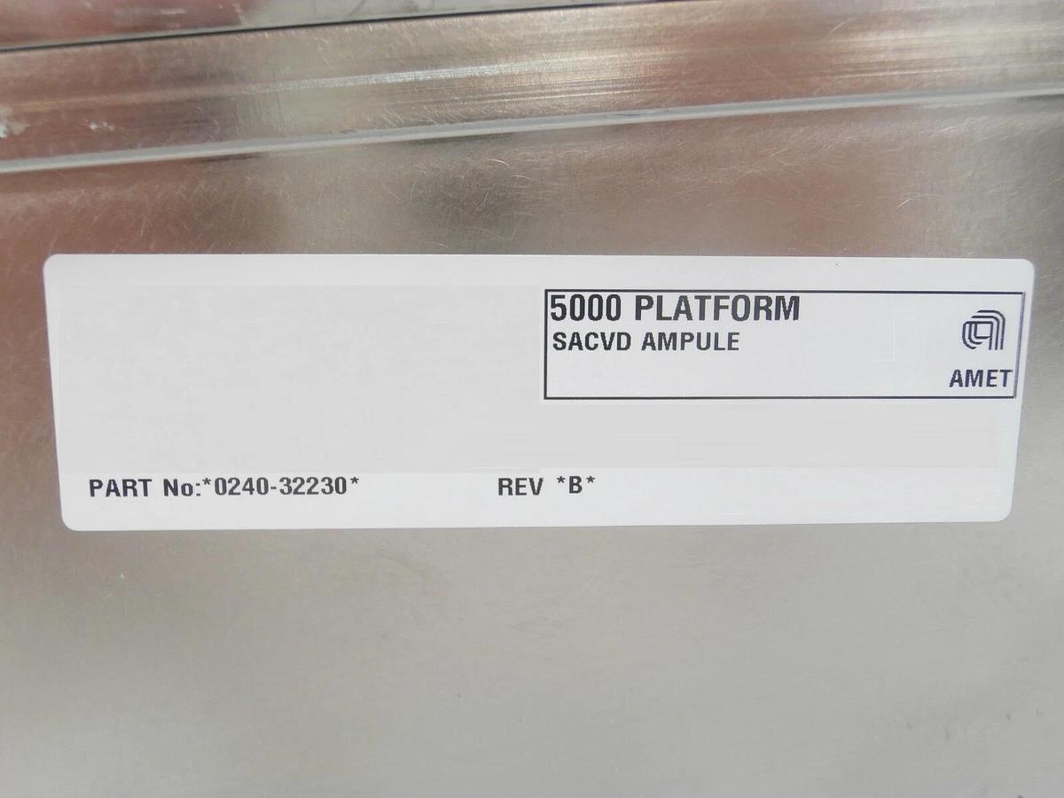 Used AMAT Applied Materials 0240-32230 SACVD Ampule Body Only 5K P5000 Spare