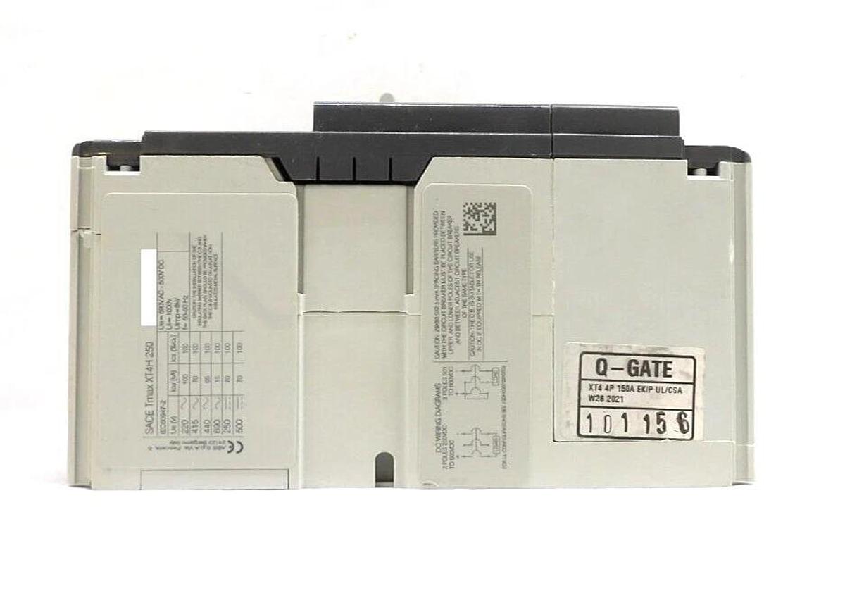 Used ABB Sace Tmax Xt4 H 250 4 Pole Industrial Circuit Breaker New Surplus