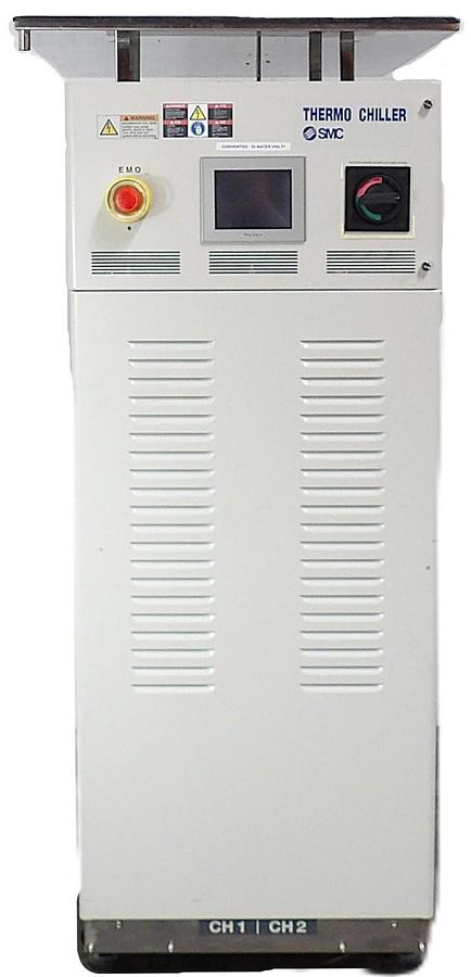 Used SMC HRZD020-WS-WS 20kW Dual Channel VFD Refrigerated Chiller DI Water Working