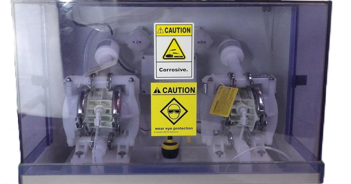 Chemical Safety Technology CST-15/2-APS Duplex Acid Pump Station New Spare