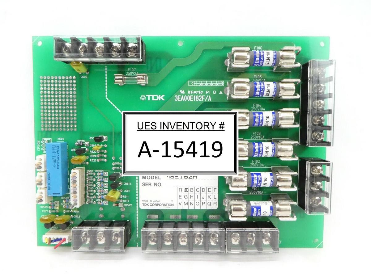 Used TDK MSE182H Over Current Relay PCB Nikon 4S013-302 NSR System Working Spare