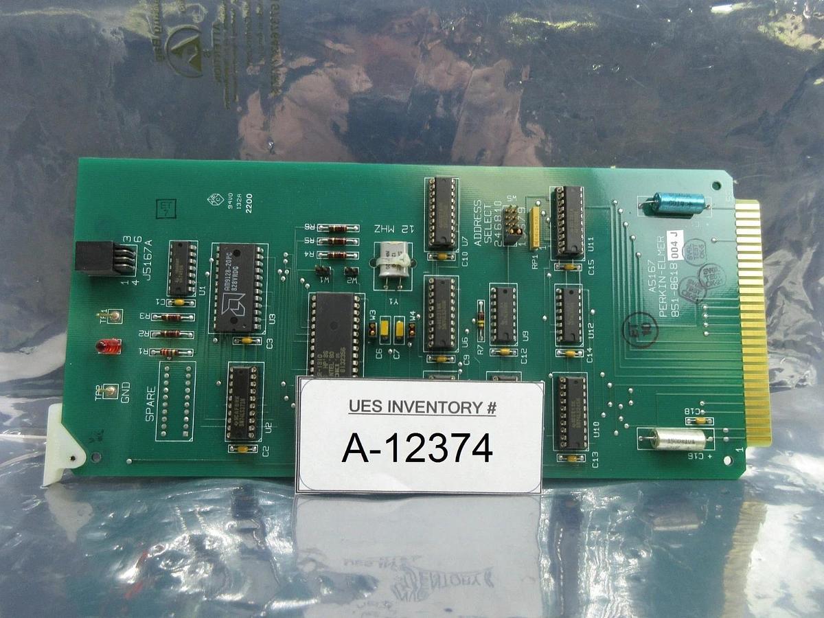 Used Perkin-Elmer 851-8618-004 Processor PCB Card A5167 Rev. J SVG ASML 90S Used
