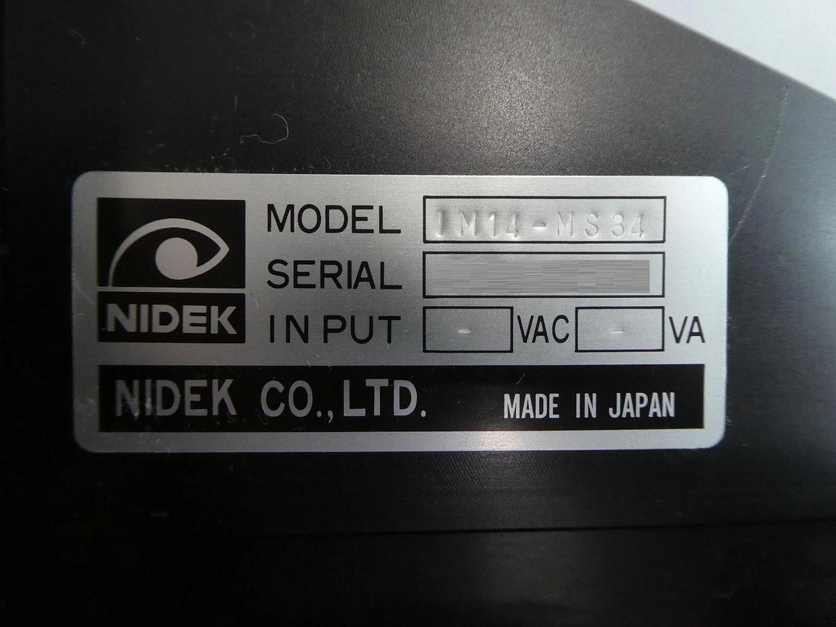 Used Nidek IM14MS34 200m Wafer Autoloader Stage Assembly IM14 Working Surplus