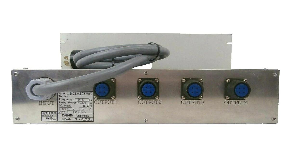 Used Daihen DCP-208-24 DC Power Supply AMAT Applied Materials 0190-36252 Working
