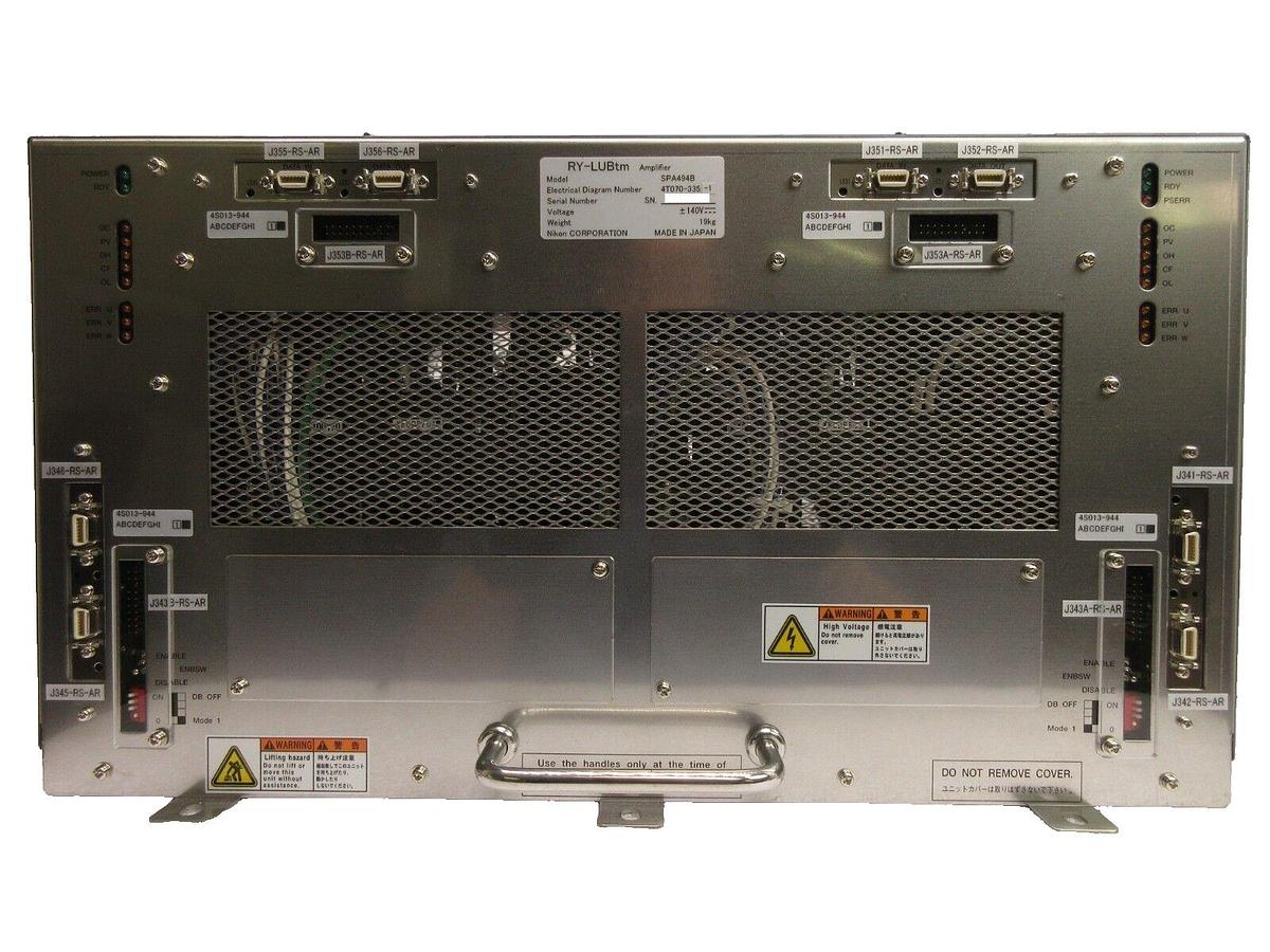 Used Nikon 4T070-335-1 RY-LUBtm Amplifier Module SPA494B 4S013-944 NSR Series Working