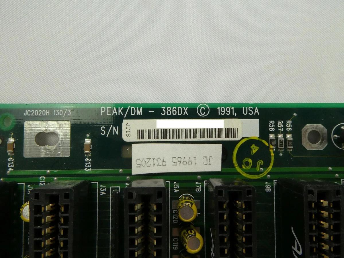 Used Electroglas Peak/DM - 386DX Motherboard PCB 4085x Horizon PSM Working Surplus