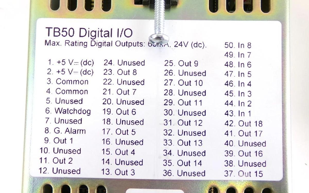 Used AMAT Applied Materials 0190-81245 TB50 Digital I/O PLC Module D8 Lot of 10