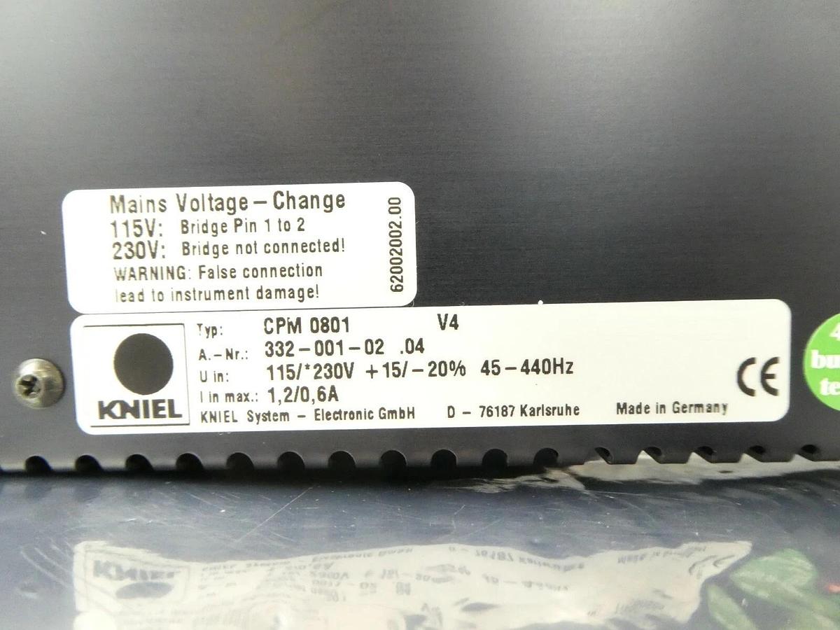 Used Kniel 332-001-02 .04 Power Supply PCB Card CPM 0801 Mattson 17000407 Working
