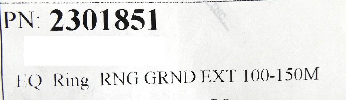 Lam Research 2301851 100-150mm EQ Ring Ground Ring Extension New Surplus
