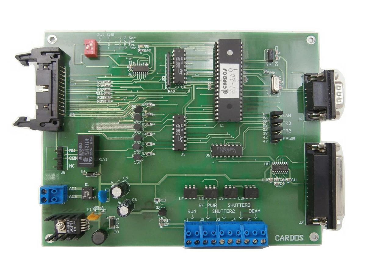 Used Cardos U1-209 Shutter Beam PCB Veeco Microetch 1201  Working Surplus