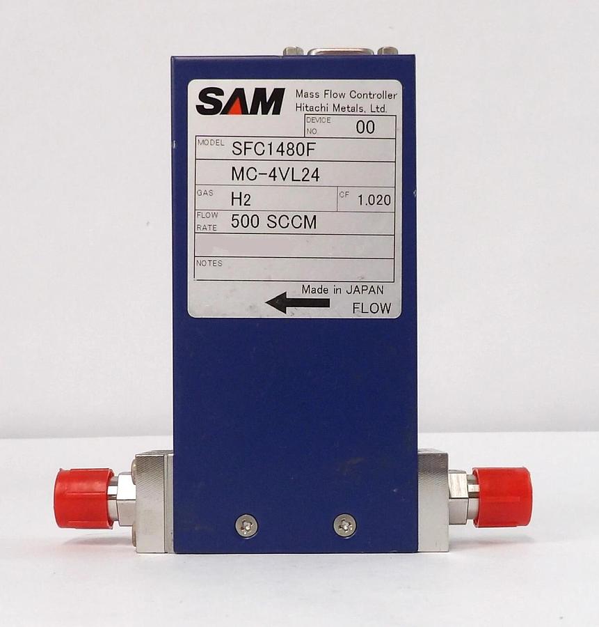 Used Hitachi Metals SAM MFC Mass Flow Controller Reseller Lot of 6 Working Spare