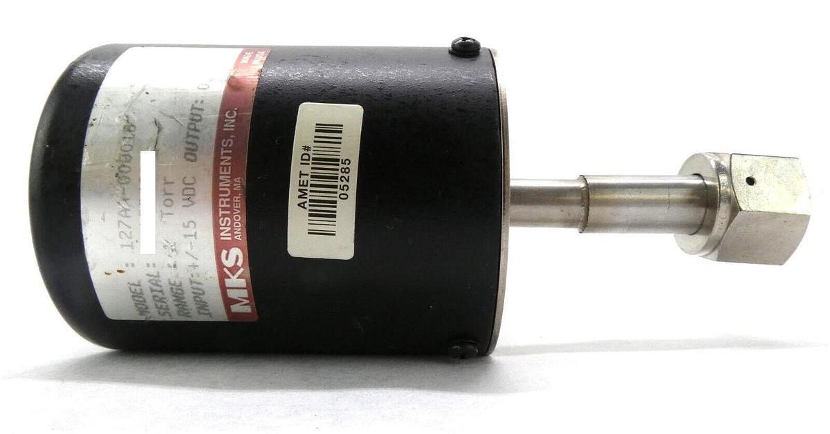 Used MKS Instruments 127AA-00001B Baratron Transducer Type 127 Tested Working