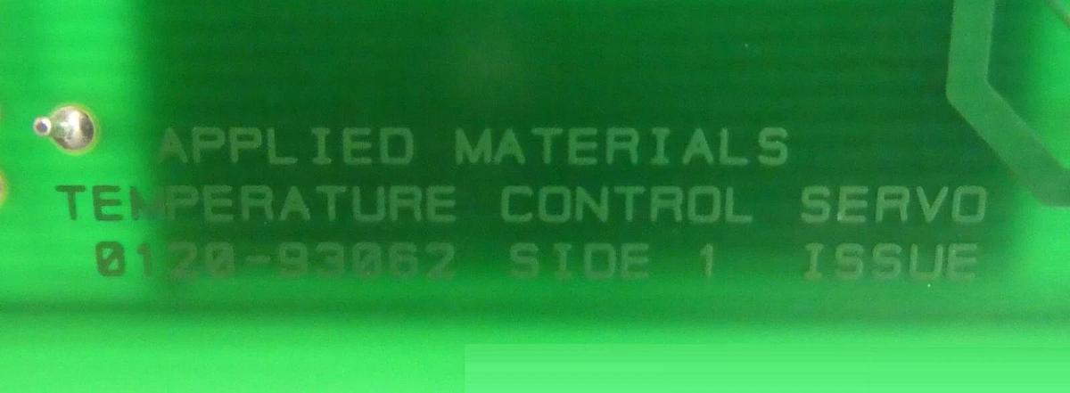 Used AMAT Applied Materials 0120-93062 Temperature Control Servo PCB Working Surplus